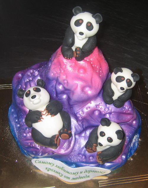 Торт в пандами фото